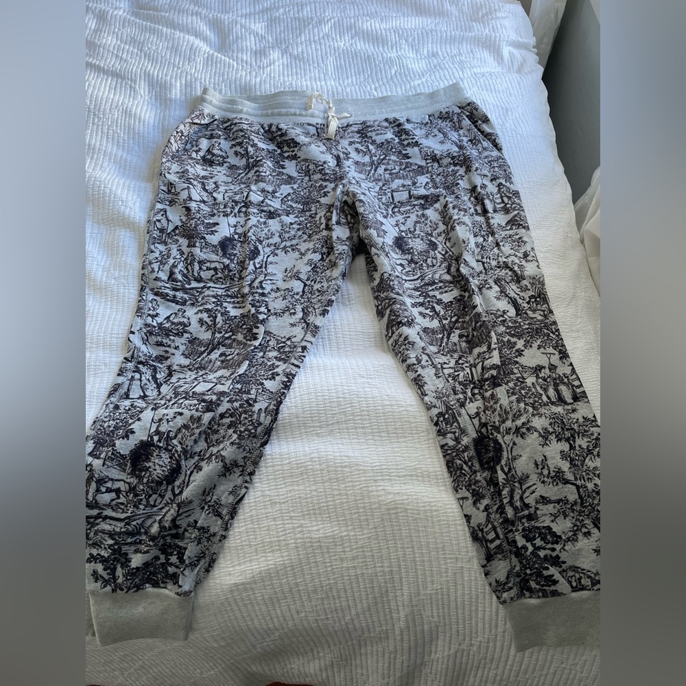J.Crew Toile Sweatpants Joggers Size XL